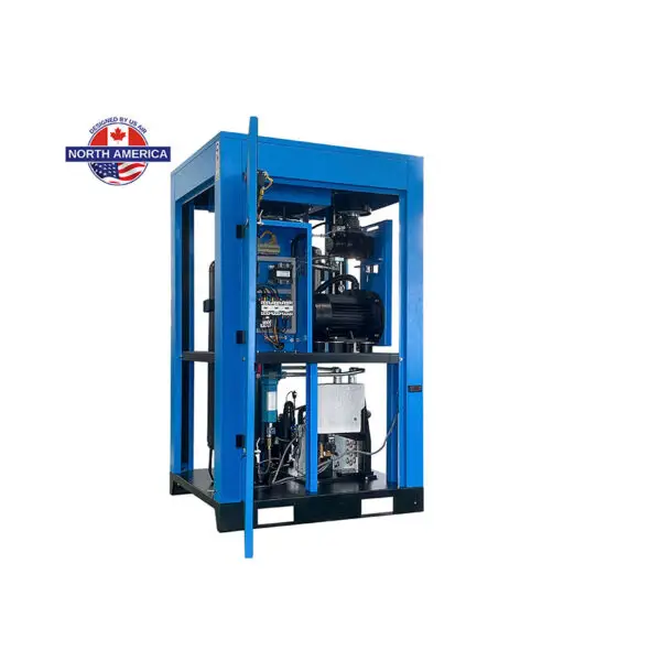 10 HP US AIR CENTER -VSD- Rotary Screw Compressor With Built in Dryer And Tank  | 1-3 Phase | 208-600 Volts | 43 CFM - Image 4