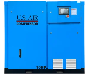 10 HP Fixed Speed Rotary Screw Air Compressor | 3 Phase | 208-600 Volts | 42 CFM