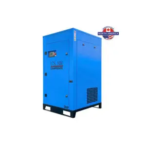 5 HP US AIR CENTER -VSD- Rotary Screw Compressor With Built in Dryer And Tank  | 3 Phase | 208-230 Volts | 21 CFM