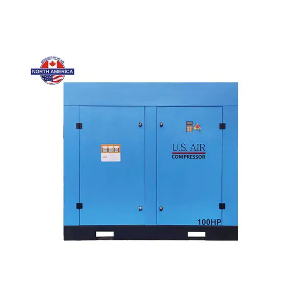 100 HP Variable Speed Drive Rotary Screw Air Compressor | 3 Phase | 208-600 Volts | 475 CFM