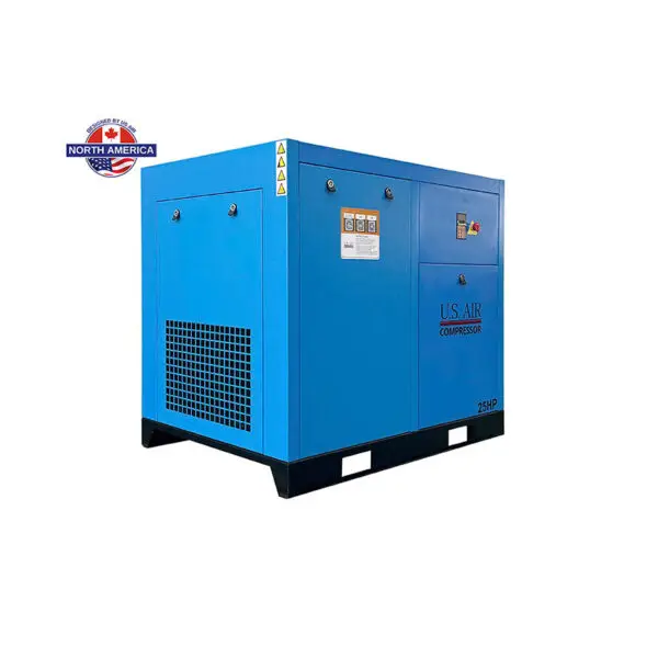 25 HP Variable Speed Drive Rotary Screw Air Compressor | 1-3 Phase | 208-600 Volts | 115 CFM - Image 2