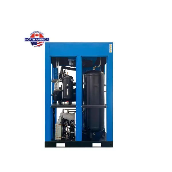 25 HP US AIR CENTER Rotary Screw Compressor With Built in Dryer And Tank | 3 Phase | 208-600 Volts | 96 CFM - Image 3