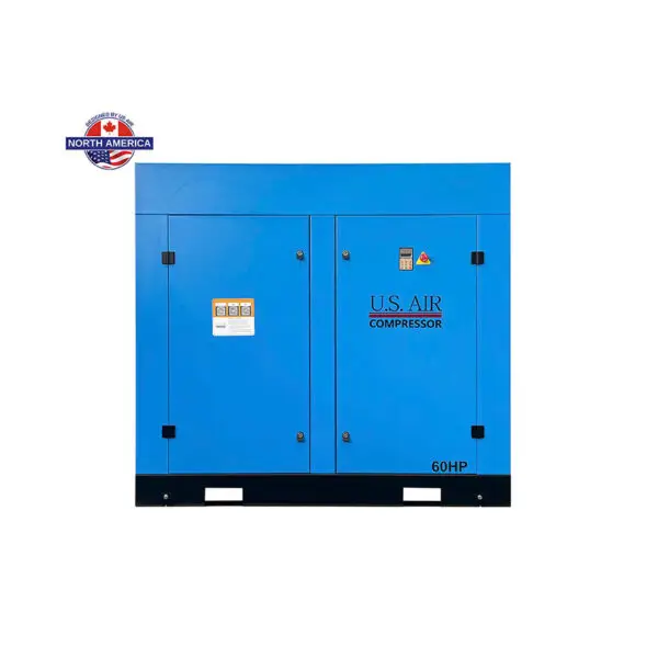 60 HP Variable Speed Drive Rotary Screw Air Compressor | 3 Phase | 208-600 Volts | 260 CFM