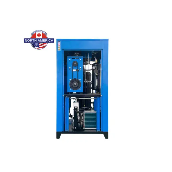 10 HP US AIR CENTER -VSD- Rotary Screw Compressor With Built in Dryer And Tank  | 1-3 Phase | 208-600 Volts | 43 CFM - Image 7