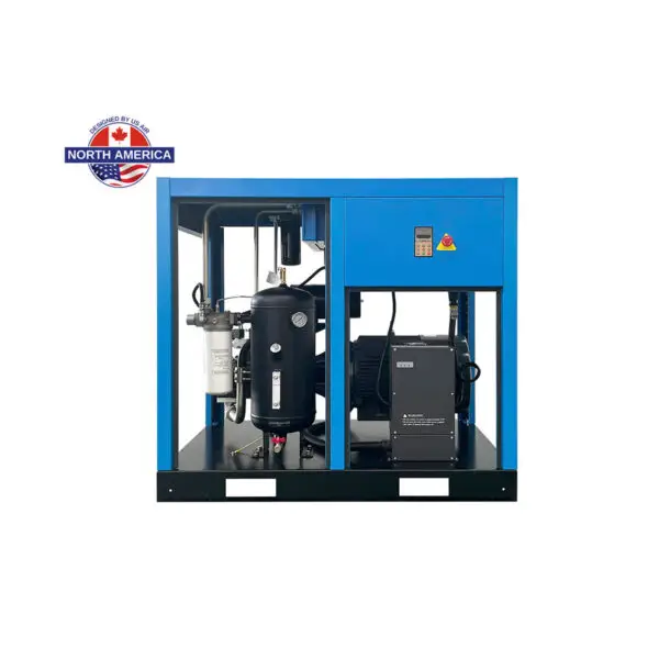 15 HP Variable Speed Drive Rotary Screw Air Compressor | 1-3 Phase | 208-600 Volts | 63 CFM - Image 3