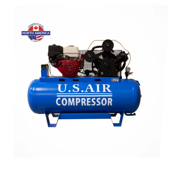 13 HP Gasoline Piston Compressor | Two Stage With 80 Gallon Tank | Two Stage | 25 CFM