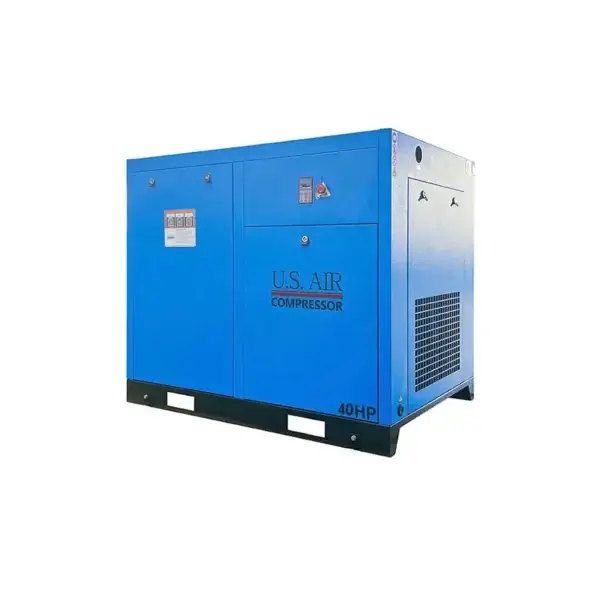 40 HP Variable Speed Drive Rotary Screw Air Compressor | 1-3 Phase | 208-600 Volts | 185 CFM