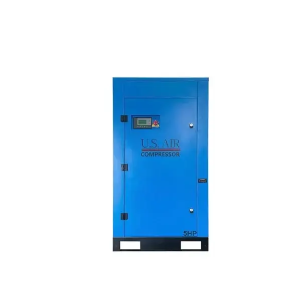 5 HP US AIR CENTER Rotary Screw Compressor With Built in Dryer And Tank  | 1 Phase | 208-230 Volts | 21 CFM